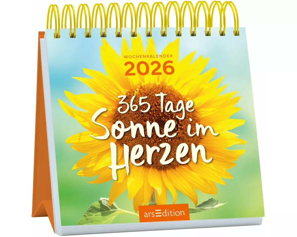 Mini-Wochenkalender 365 Tage Sonne im Herzen 2026