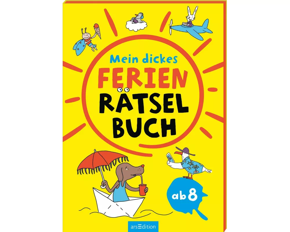 Mein dickes Ferien-Rätselbuch