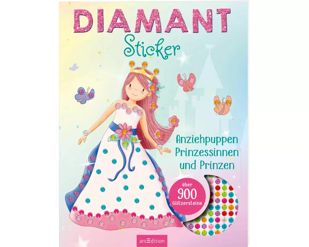 Diamantsticker Anziehpuppen – Prinzessinnen und Prinzen