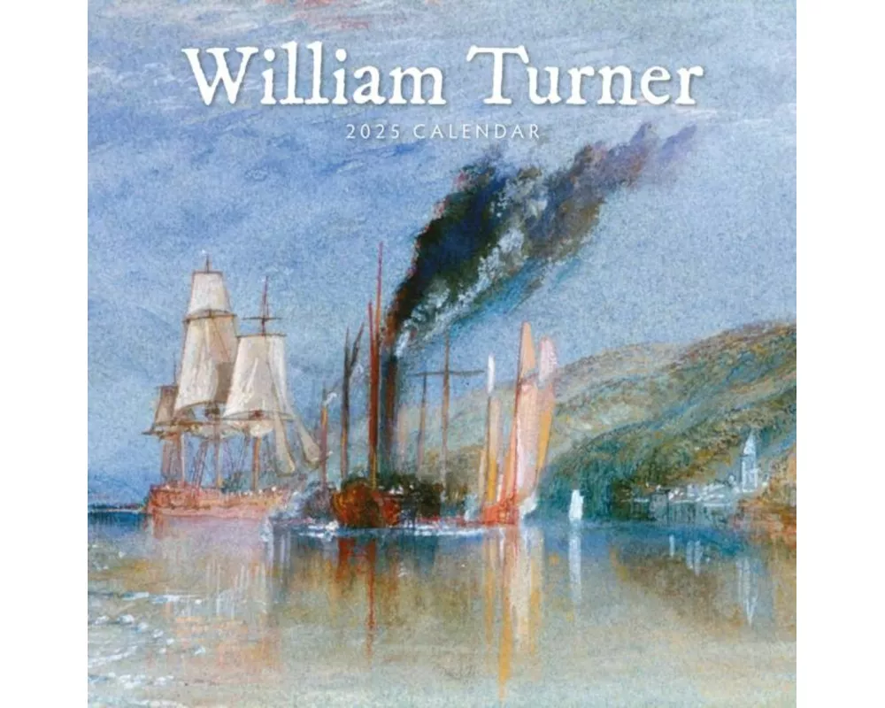 William Turner 2025 Square Wall Calendar