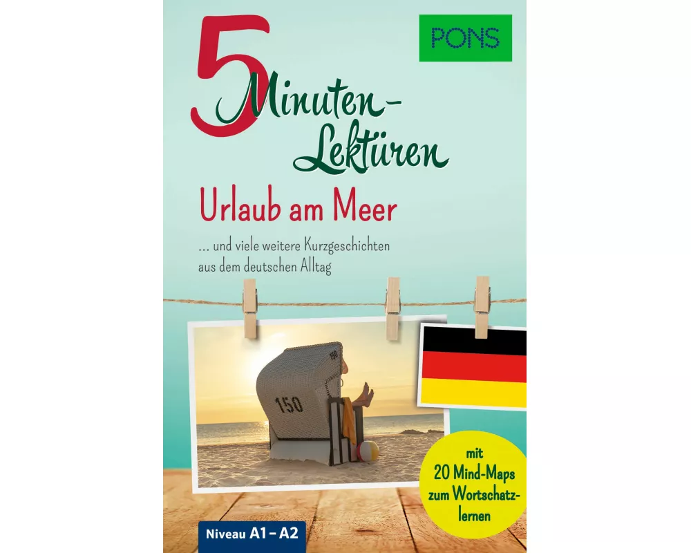 PONS 5-Minuten-Lektüren Deutsch A1-A2 - Urlaub am Meer