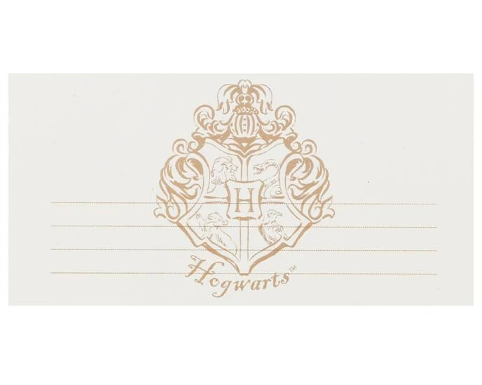 Partydeco Einladungen HP Hogwarts Wappen 18.5 x 9.4 cm