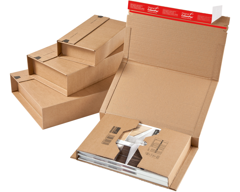 COLOMPAC Univ.Versandverpackung 2053507 330x270x80mm braun 20 Stück