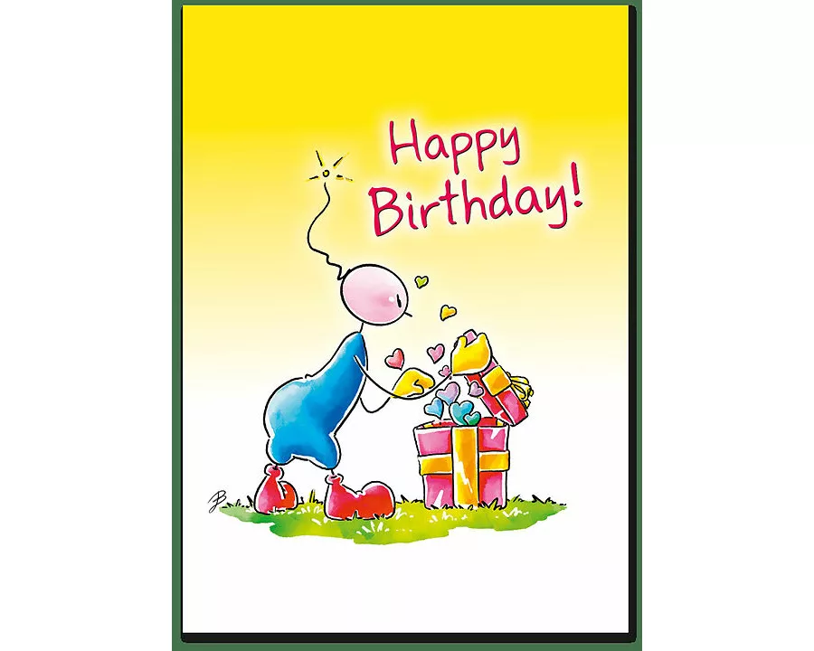 Oups Postkarte Geburtstag