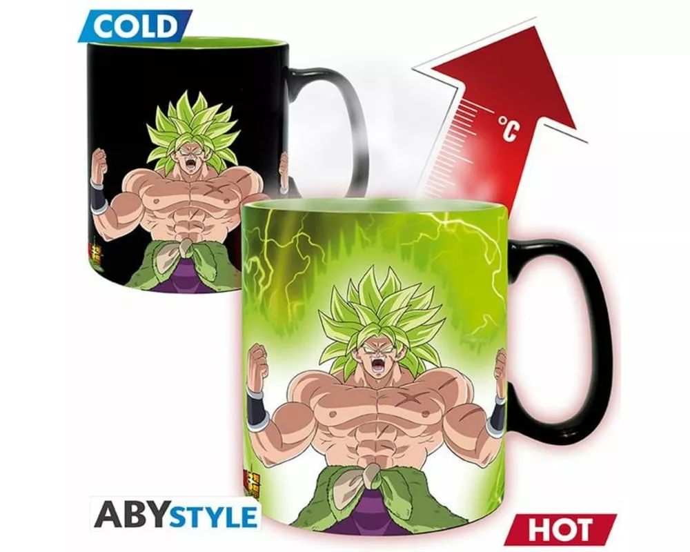 DRAGON BALL BROLY - Mug Heat Change - 460ml -Gogeta&Broly-cardboard