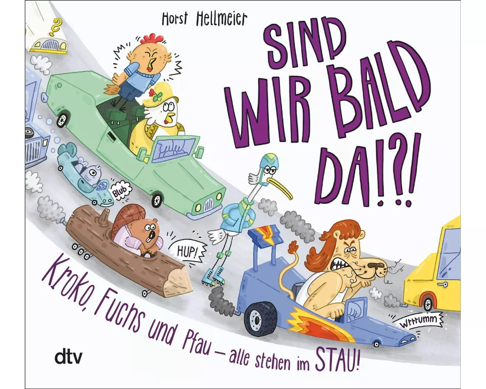 Sind wir bald da? Kroko, Fuchs und Pfau – alle stehen im Stau