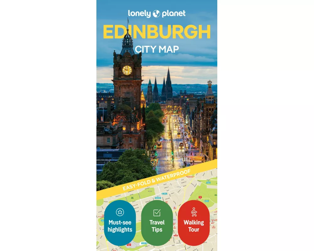 Lonely Planet Edinburgh City Map