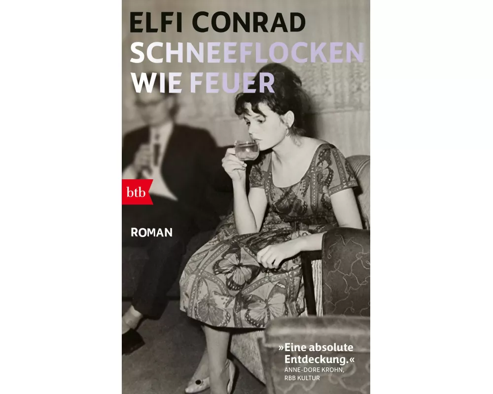 Schneeflocken wie Feuer