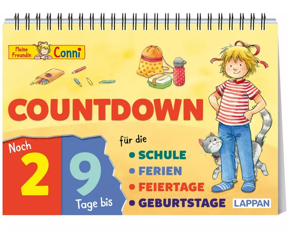 Countdown für die Schule mit Conni