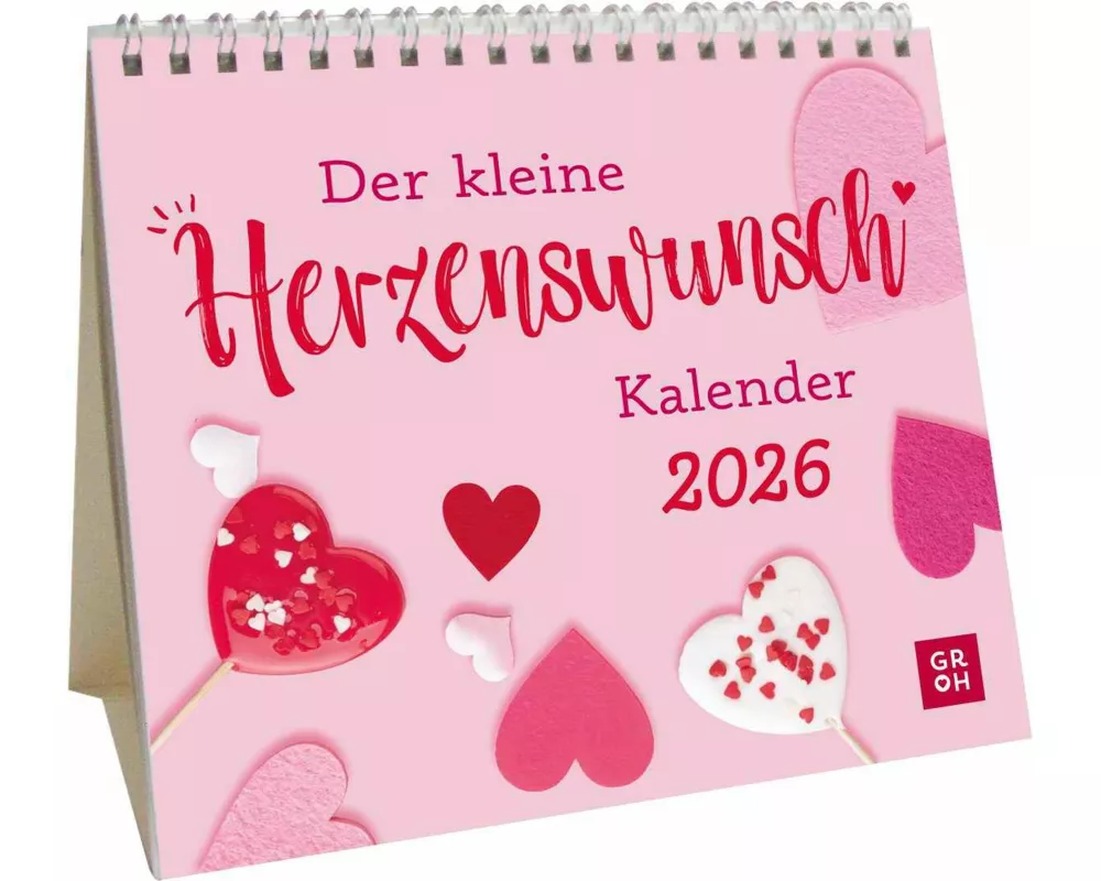 Mini-Kalender 2026: Der kleine Herzenswunschkalender