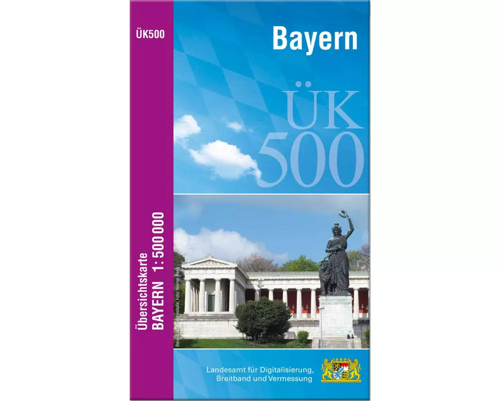 ÜK500 Amtliche Übersichtskarte von Bayern 1:500000 / ÜK500 Übersichtskarte von Bayern 1:500000