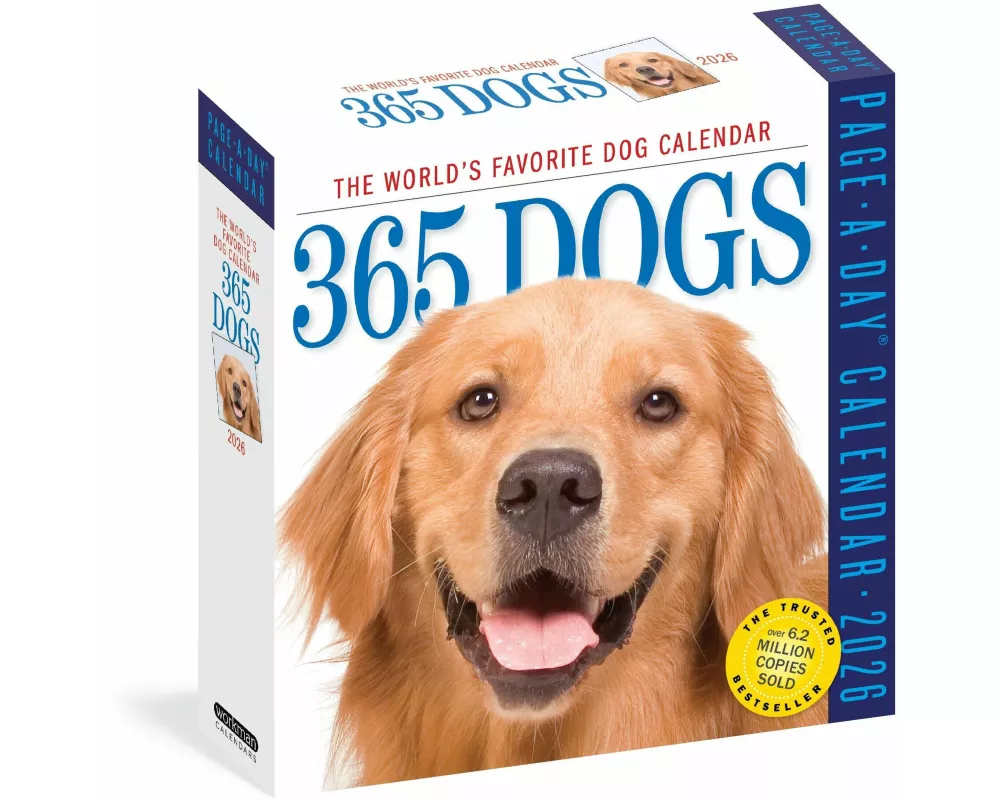 365 Dogs Page-A-Day Calendar 2026