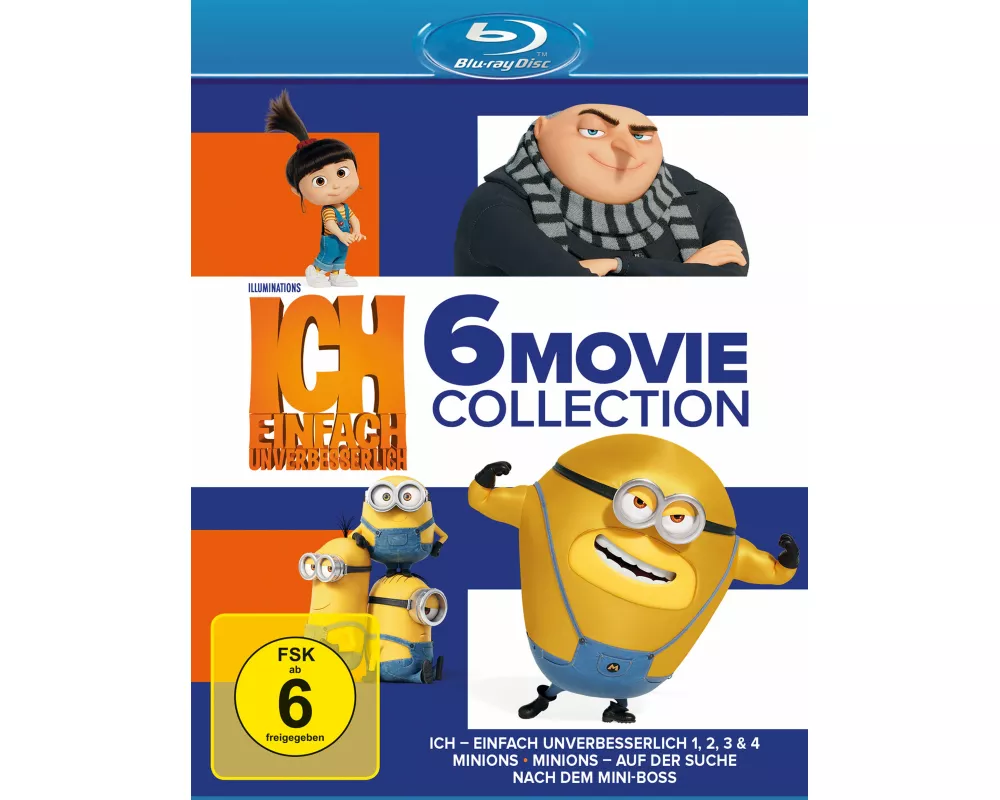 Ich einfach unverbesserlich & Minions - 6-Movie Collection