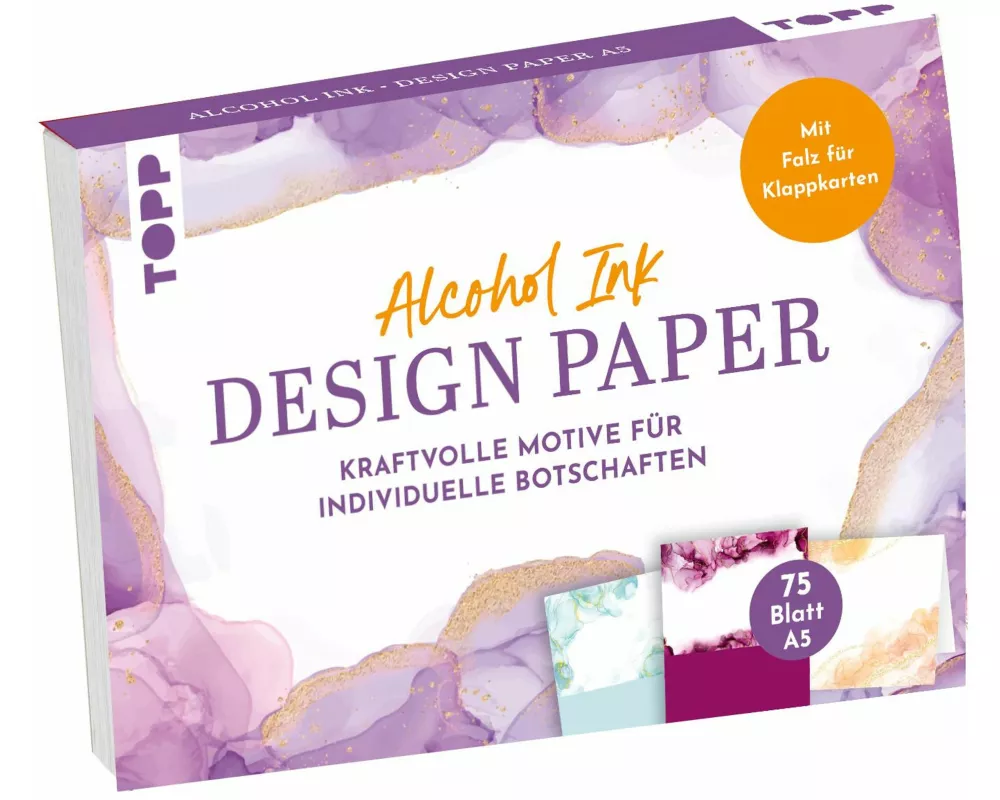 Design Paper DIN A5 Alcohol Ink