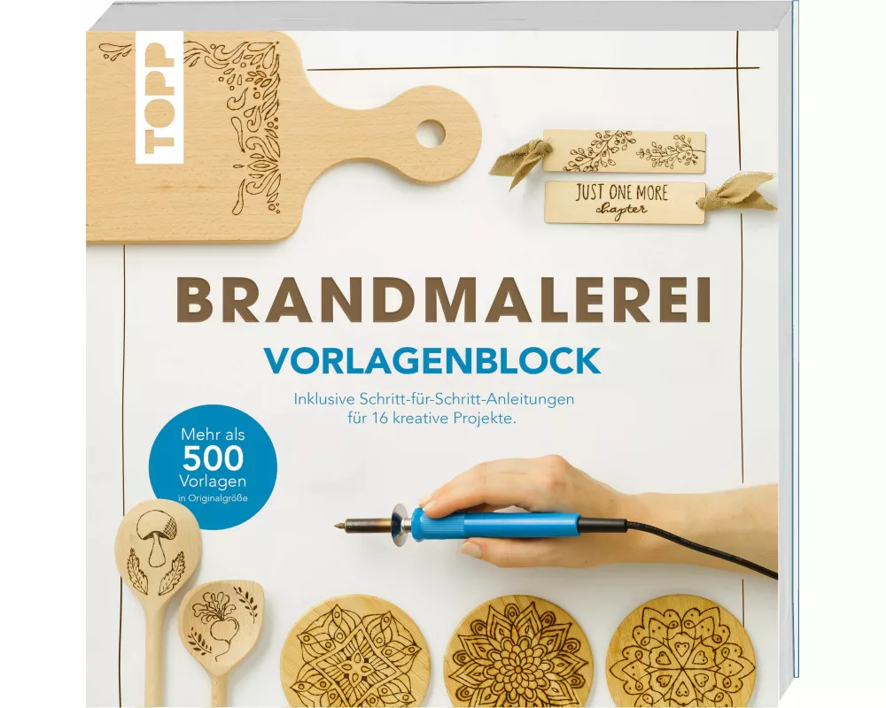 Brandmalerei. Vorlagenblock. Mehr als 500 Vorlagen in Originalgröße
