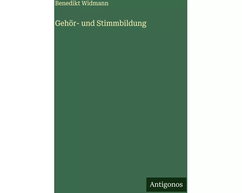 Gehr- und Stimmbildung