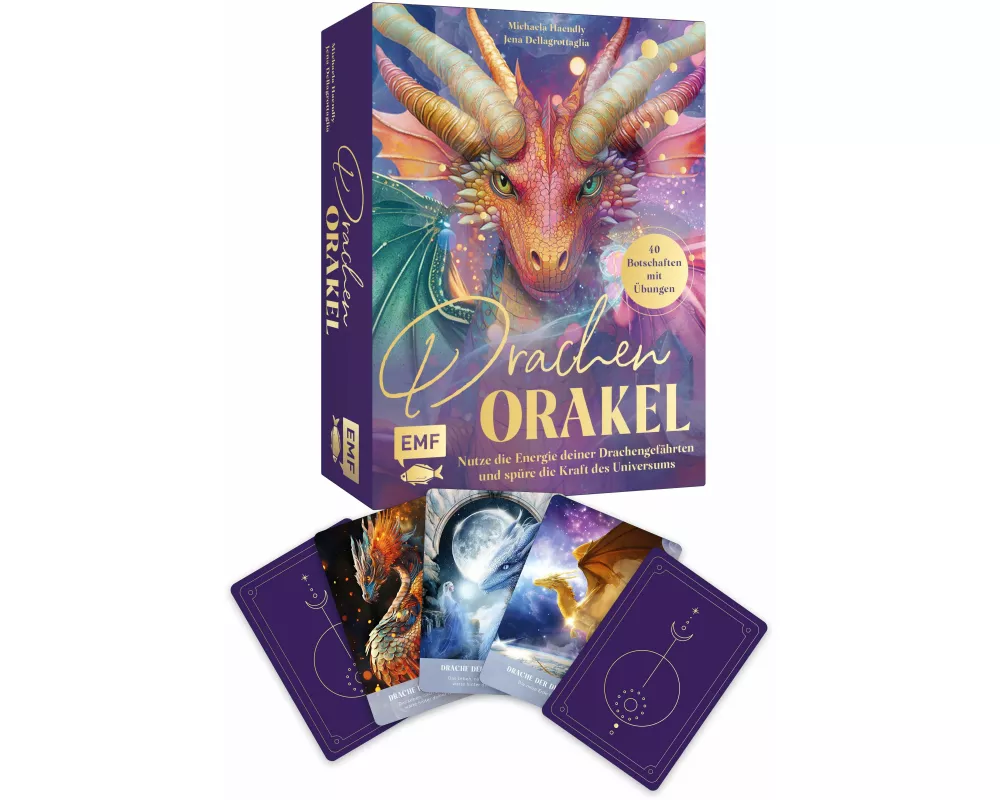 Orakel-Kartenset: Drachen-Orakel | Nutze die Energie deiner Drachengefährten und spüre die Kraft des Universums