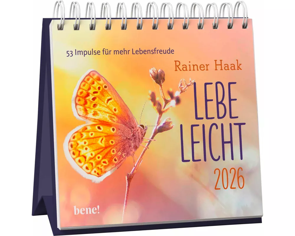 Wochenkalender 2026: Lebe leicht