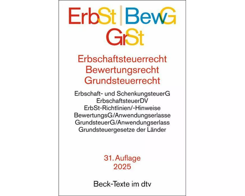 Erbschaftsteuerrecht / Bewertungsrecht / Grundsteuerrecht