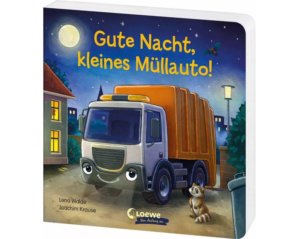 Gute Nacht, kleines Müllauto!