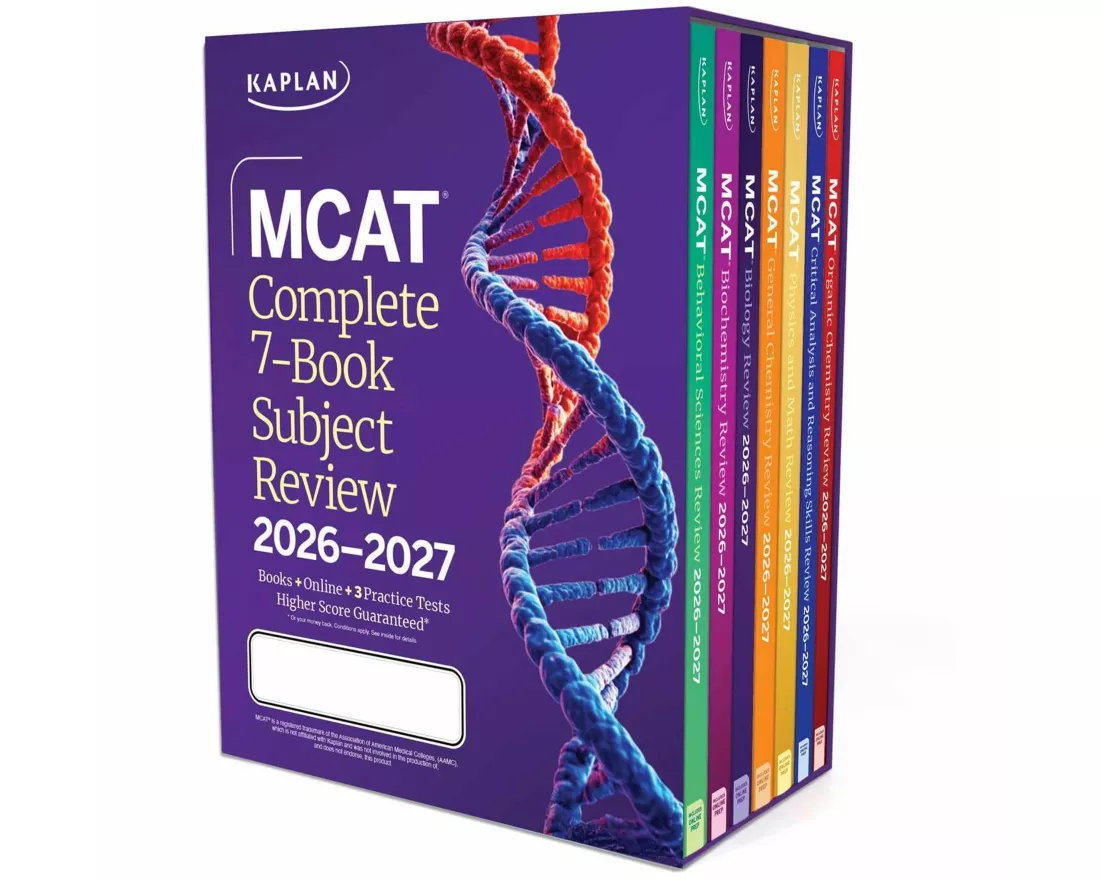 MCAT Complete 7-Book Subject Review 2026-2027, Set Includes Books, Online Prep, 3 Practice Tests
