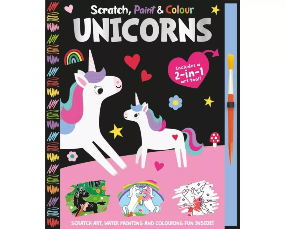 Scratch, Paint & Colour Unicorns
