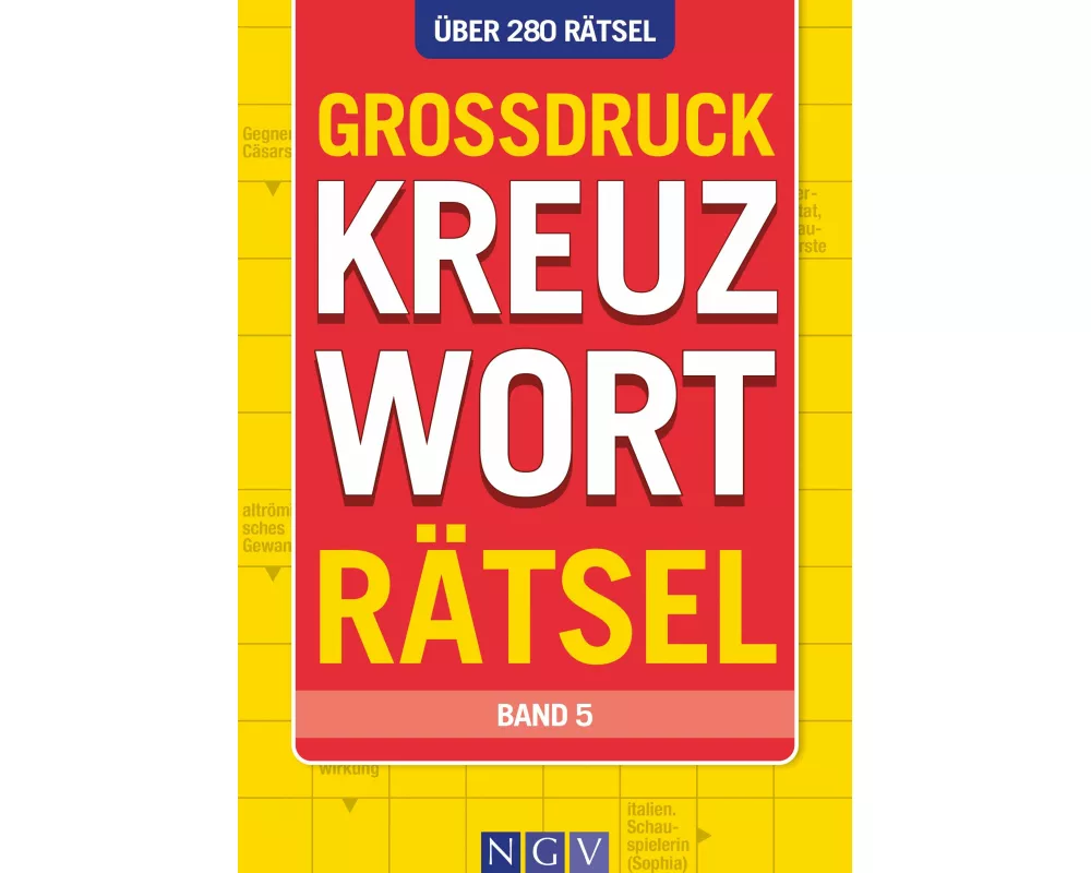 Großdruck Kreuzworträtsel - Band 5