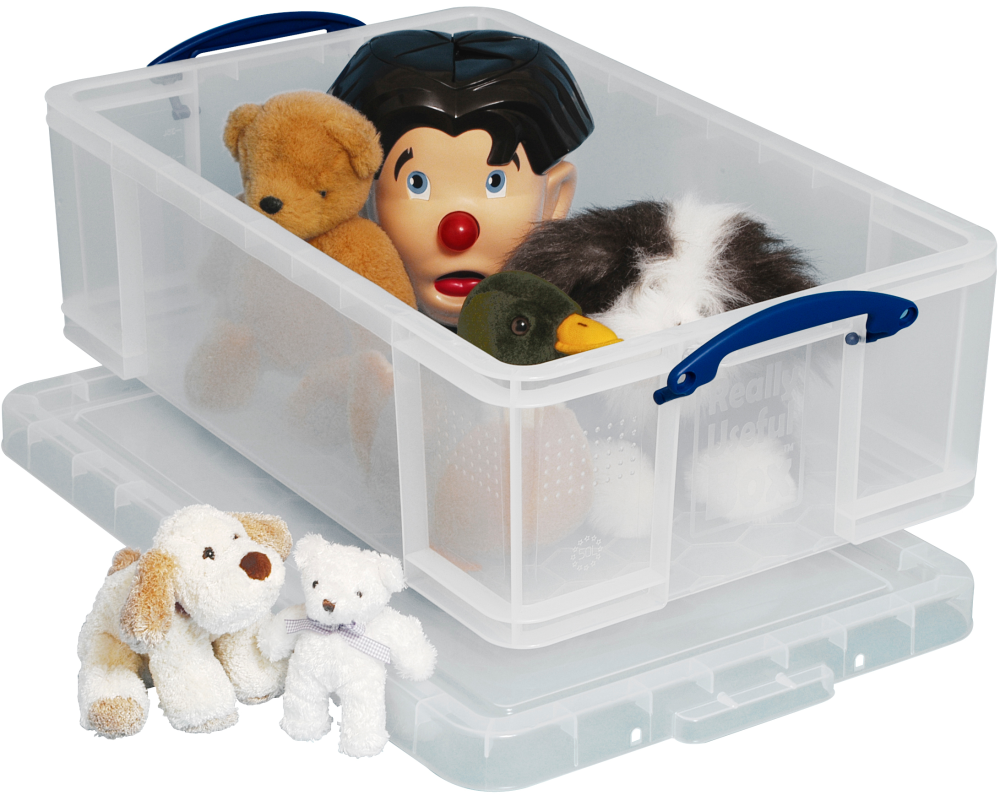 Really Useful Box Aufbewahrungsbox Transparent, 50 l