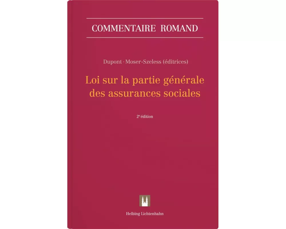 Loi sur la partie générale des assurances sociales (LPGA)