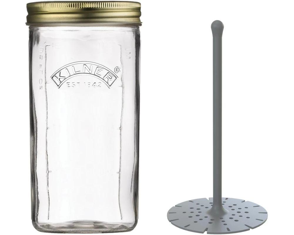 Kilner Gurkenglas mit Heber 1000 ml, 1 Stück