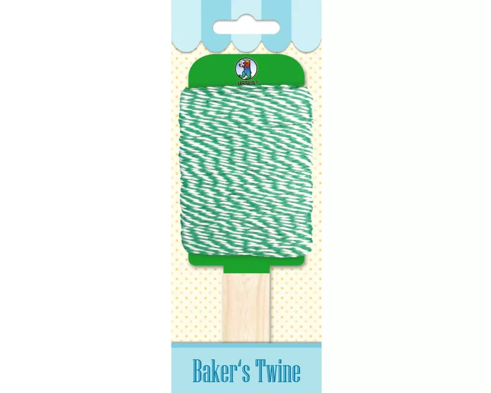 URSUS Kordelband Bakers Twine 1.1 mm x 15 m, Dunkelgrün