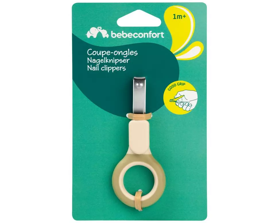 Bebeconfort Babynagelknipser Grün/Beige