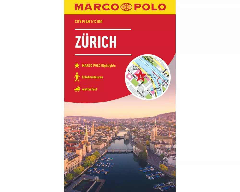 MARCO POLO Cityplan Zürich 1:12.000