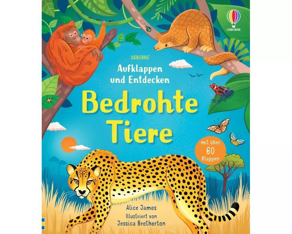 Aufklappen und Entdecken: Bedrohte Tiere