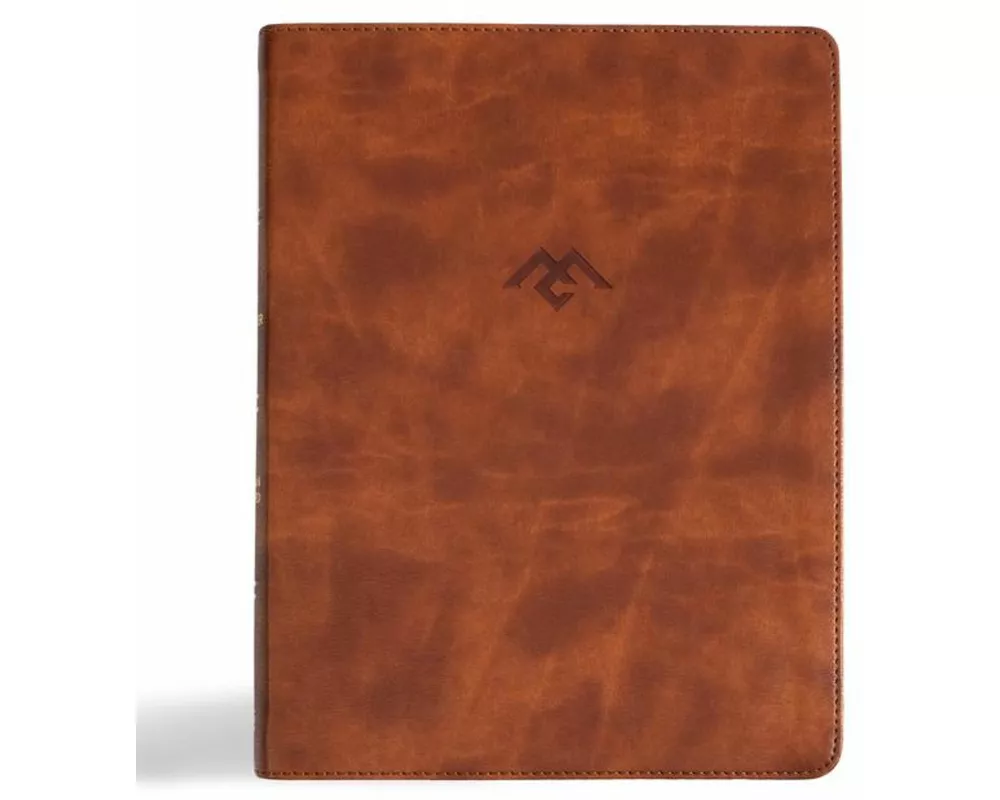 CSB Men of Character Bible, Revised and Updated, Brown Leathertouch, Indexed