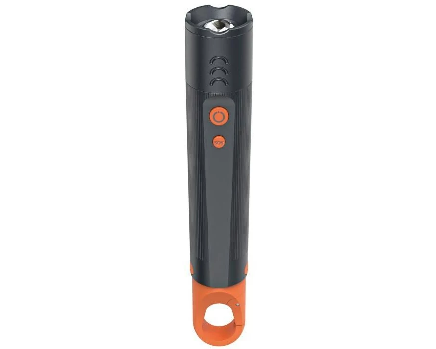 Hama FLX350 LED Aluminium Grau 4 Modi SOS Zoom