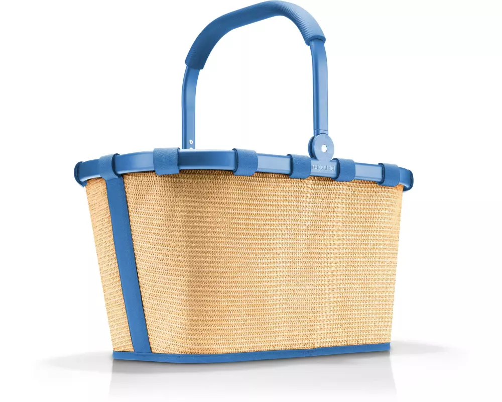Reisenthel Einkaufskorb Carrybag Frame Raffia Blue
