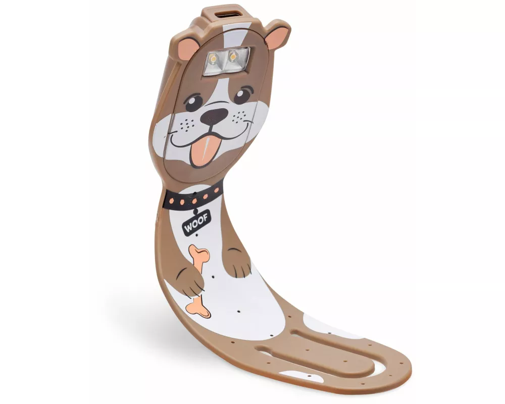 Flexilight Pals RC (Hund) - wiederaufladbares Leselicht - 2 in 1 Leselampe & Lesezeichen - LED Leselicht - Geschenk für Leser, Buchliebhaber - Deutsch