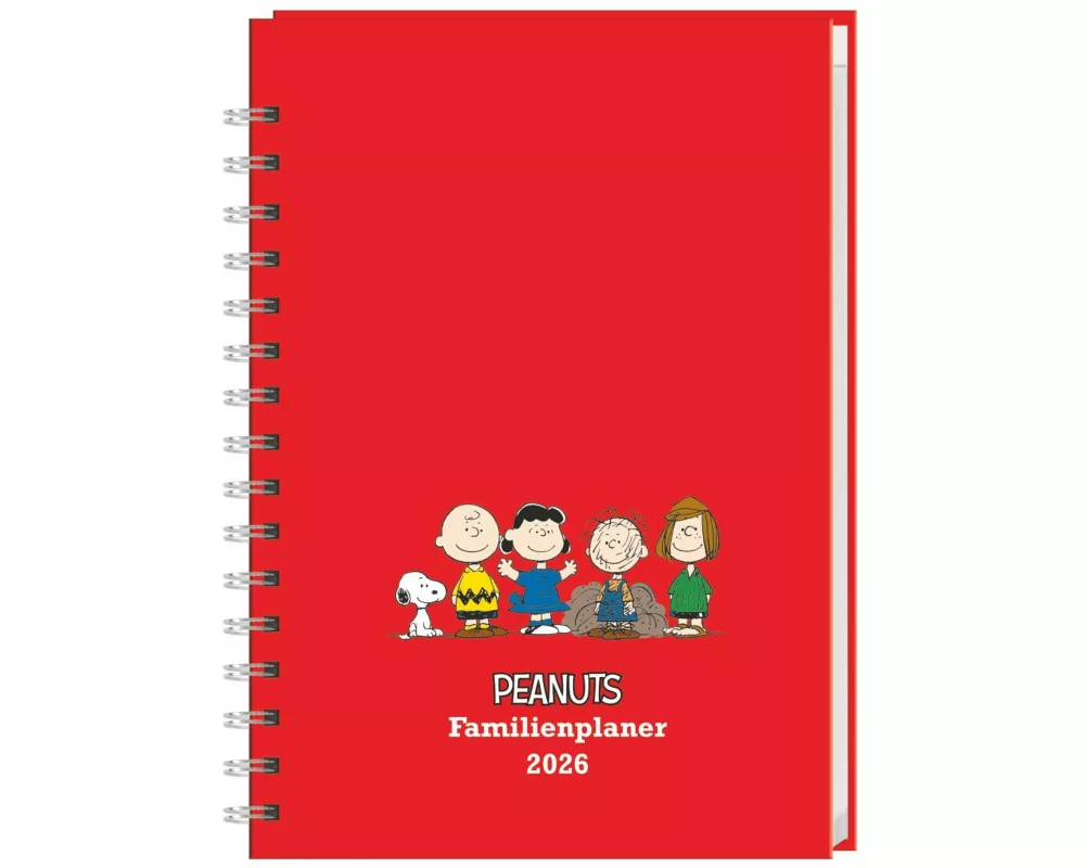 Peanuts Familienplaner-Buch A5 2026