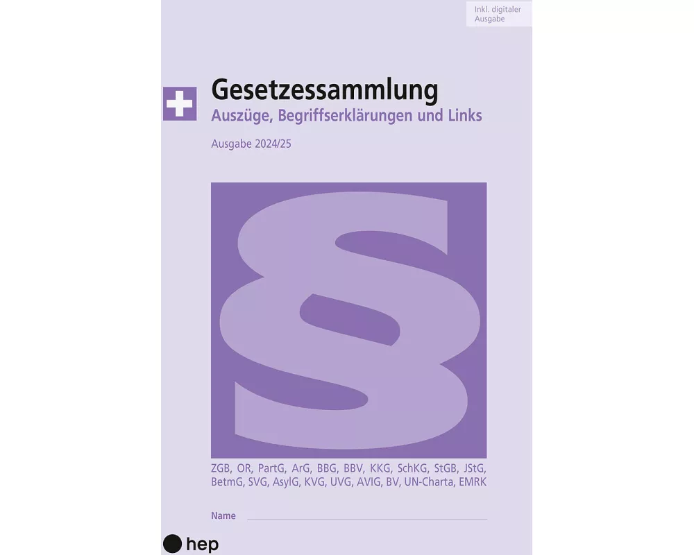 Gesetzessammlung 2025/2026 (A4) (Print Edubase)