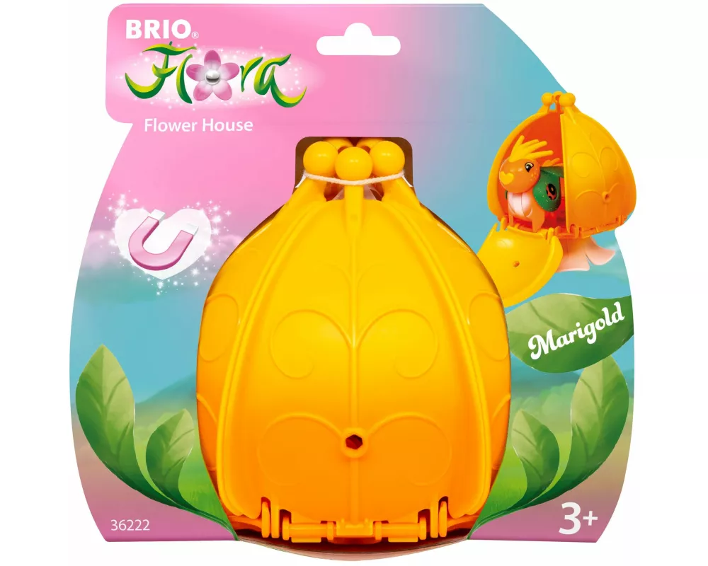 BRIO Flora - 36222 Marigolds Blumenhaus | Spielset für endlosen fantasievollen Spielspaß für Mädchen und Jungen ab 3 Jahren - wunderschönes Geschenk