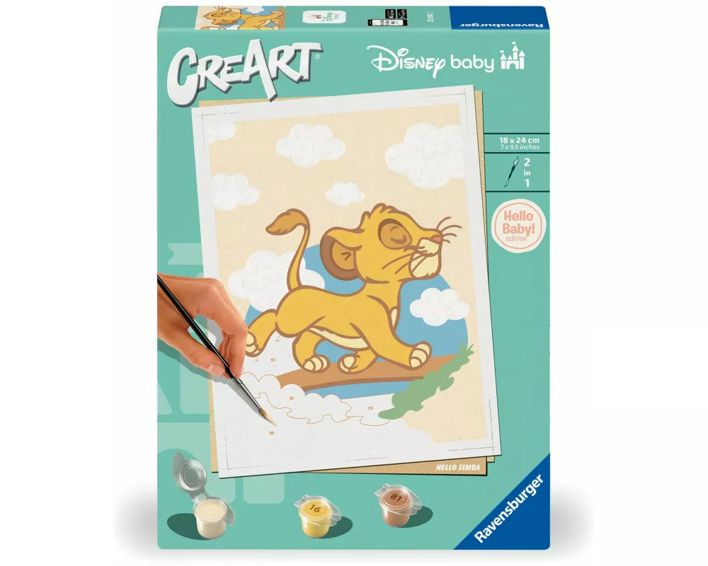 CreArt Hello Baby Disney Baby - Simba