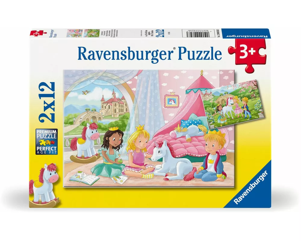Kinderpuzzle 2x12 Teile - Zauberhafte Freundschaft