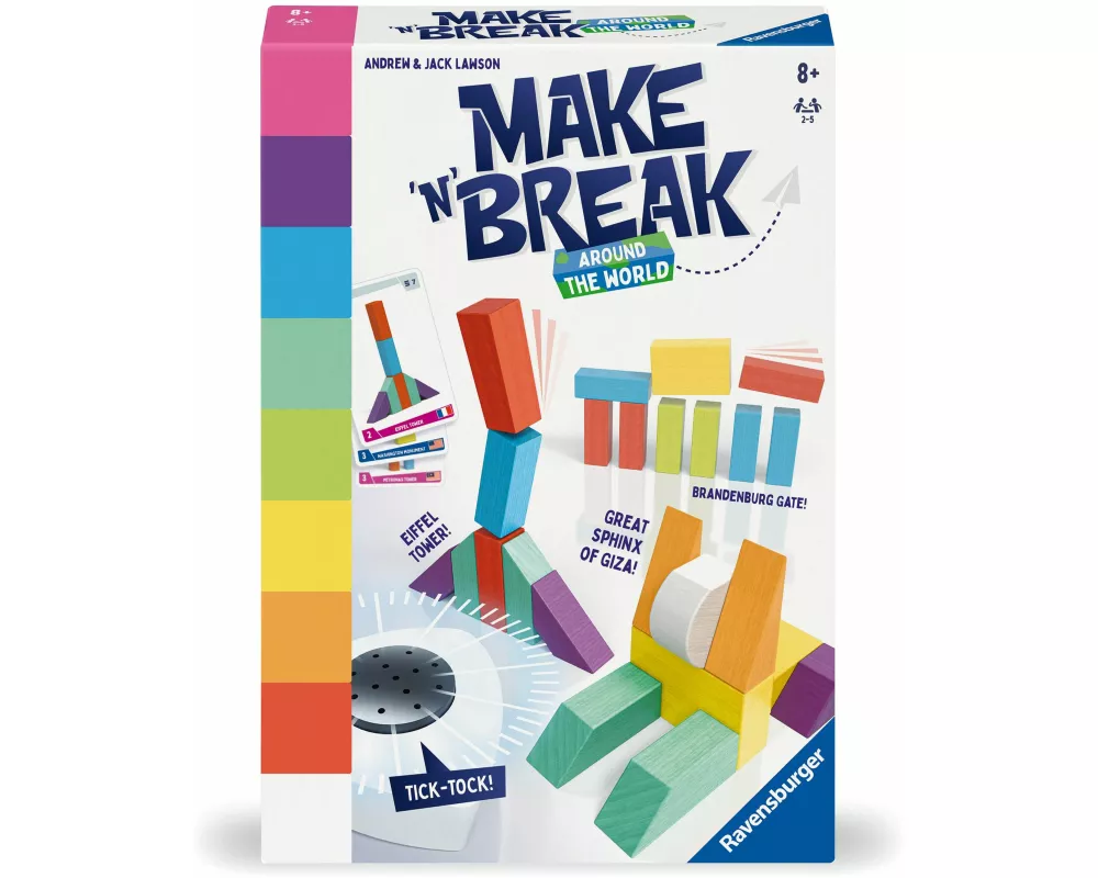 Make 'n' Break - Around the World - Gesellschaftsspiel & Brettspiel ab 8 Jahre