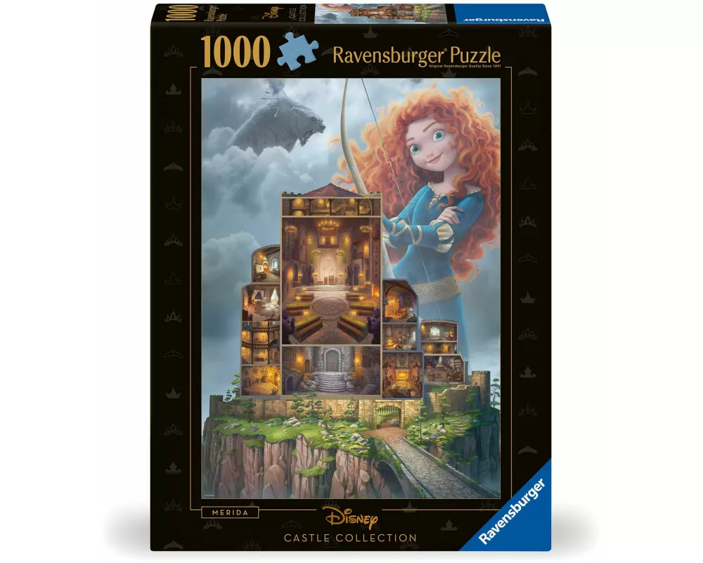Erwachsenenpuzzle 1000 Teile - Disney Prinzessinnen - Disney Castles: Merida
