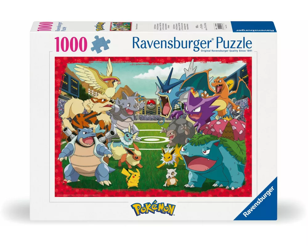 Erwachsenenpuzzle 1000 Teile - Pokémon - Kräftemessen