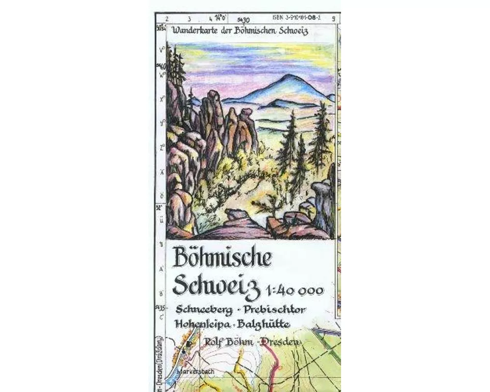 Böhmische Schweiz 1:40000