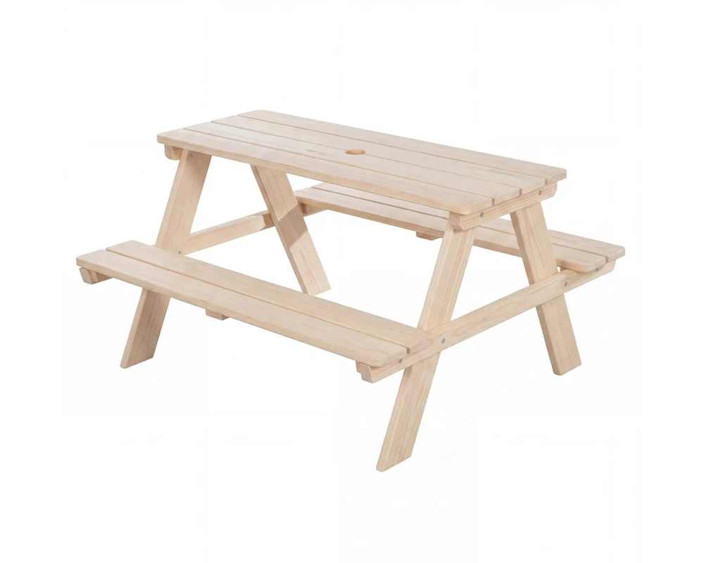 roba Kindersitzgruppe Outdoor+ Massivholz natur