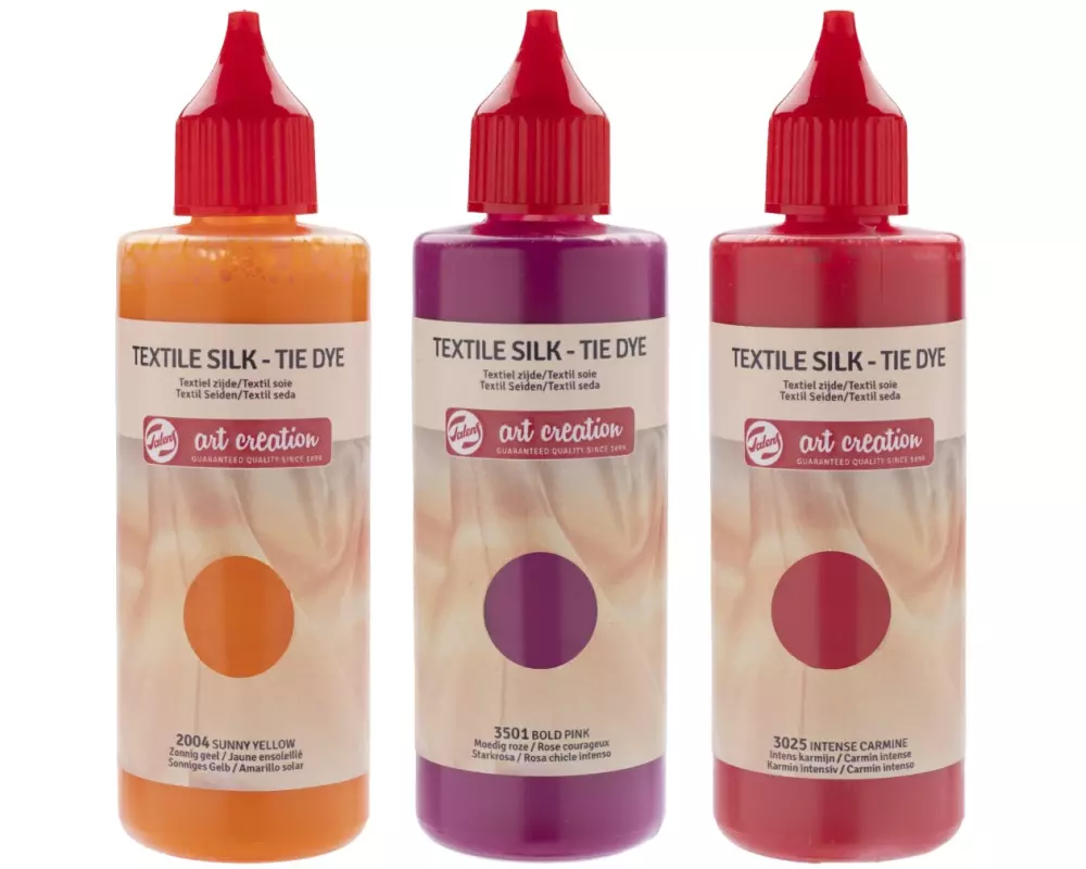 Talens Textilfarbe Set 3 x 85 ml, Rosa