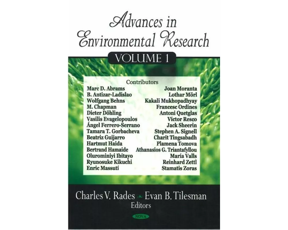 Advances in Environmental Research
